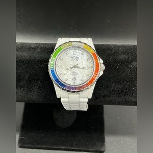 Oniss Rainbow Princess Bello Sapphire Crystal Ladies Watch